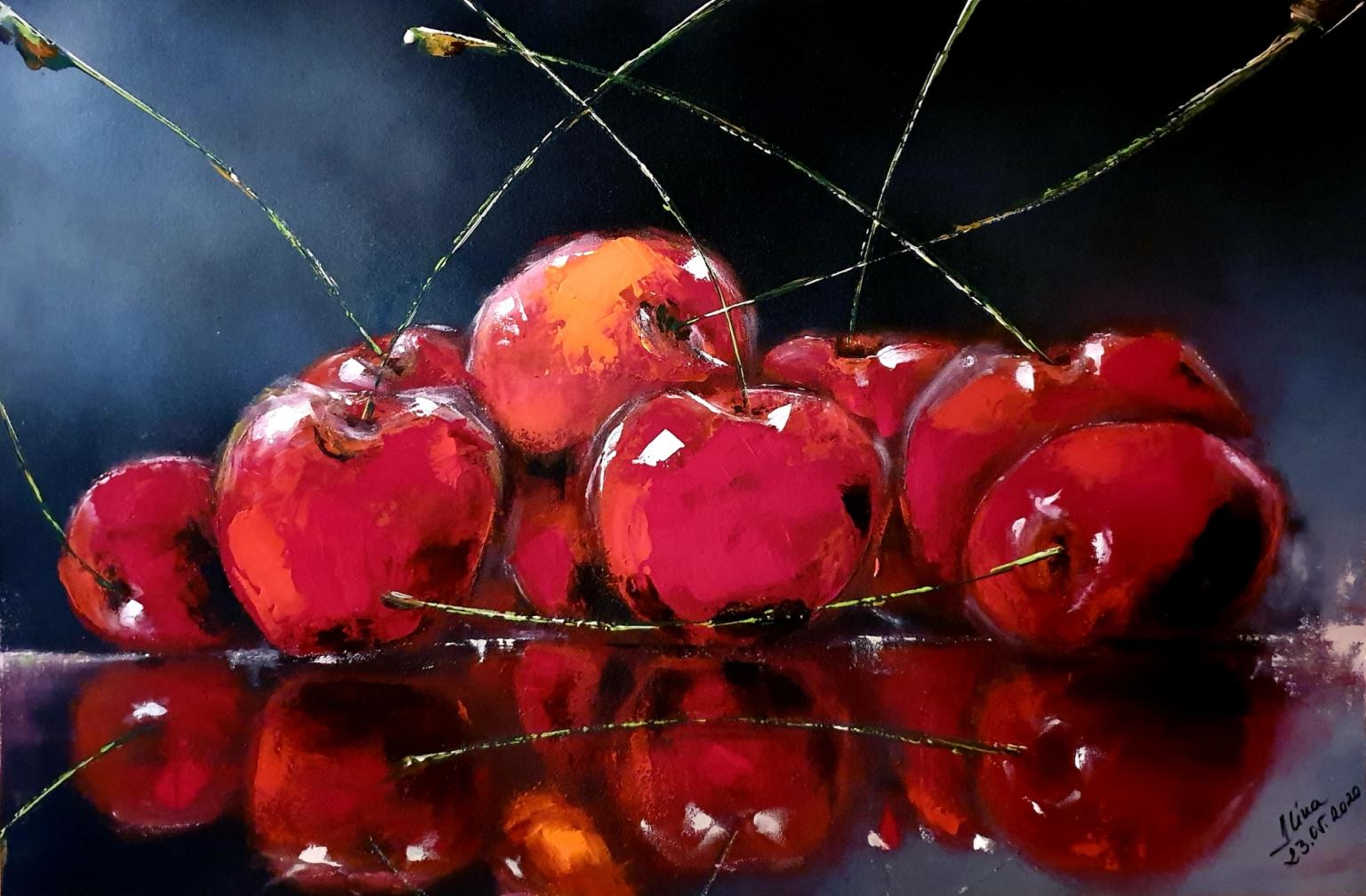 ArteDiAlina.com painting: Sweeter if stolen